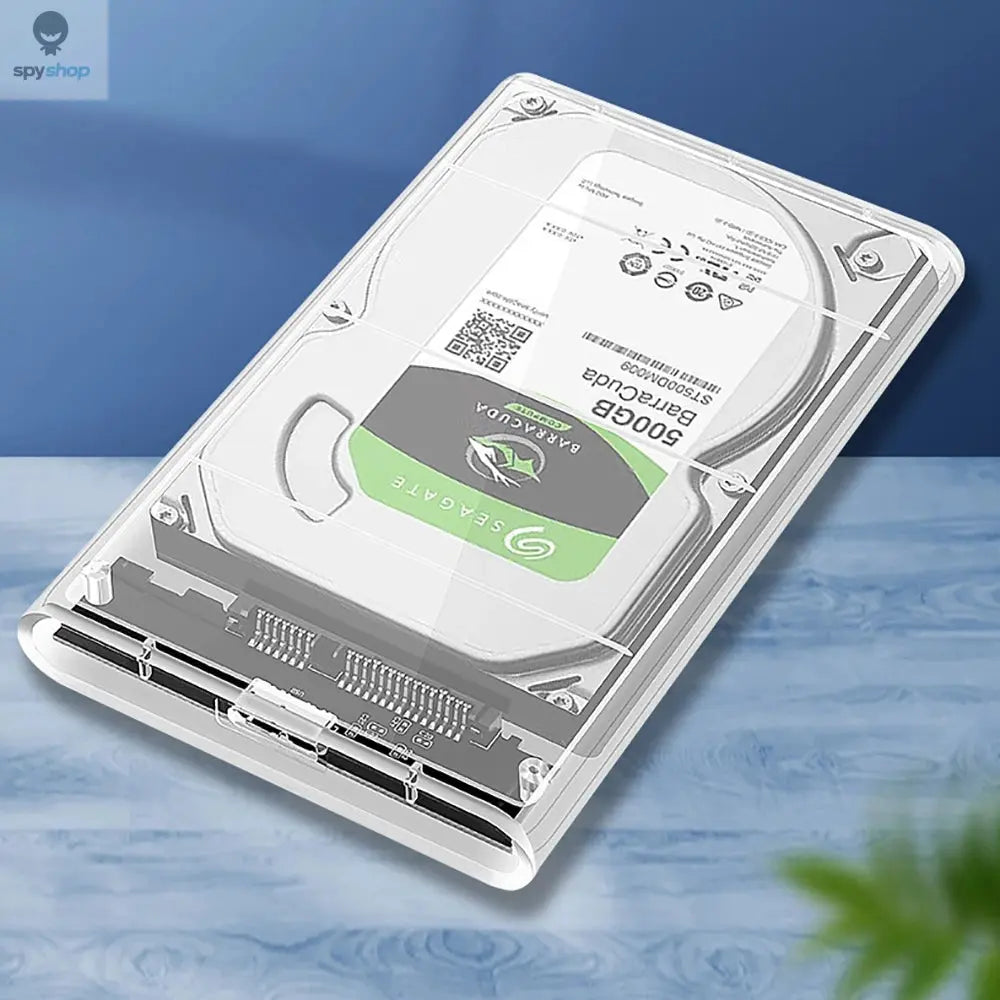 USB 3.0 HDD Enclosure 2.5inch SATA SSD Hard Drive Case with 5Gbps Transfer Speed Mobile External Housing Harddisk Boxs Cable Spy-shop.com