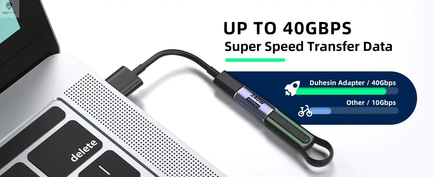 USB C Female to Female Adapter with PD 240W 40Gbps 8K 60hz Video Compatible for Thunderbolt 4/3, MacBook Pro/Air,iPad, USB-C HUB 