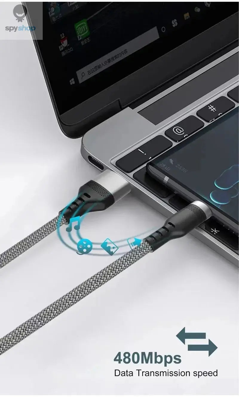 USB TYPE C Cable 5A Super Fast Charge Cable for Huawei 3m 5m 8m USB C Extension Cable for Samsung Xiaomi oppo oneplus Universal Spy-shop.com