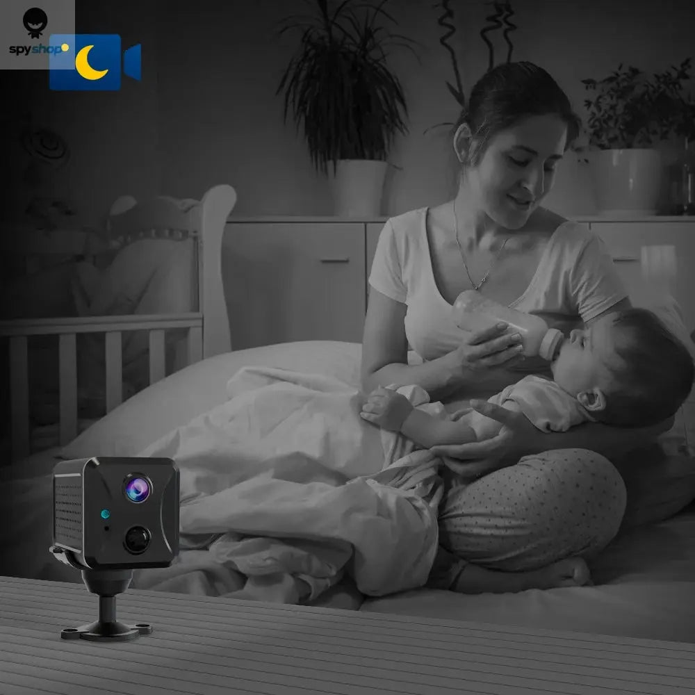 Ubox Mini 4G Security Camera SIM Card or Wifi Ultra HD Surveillance Camera 3800 mAh Battery Low Power Voice Intercom CCTV Camera Spy-shop.com