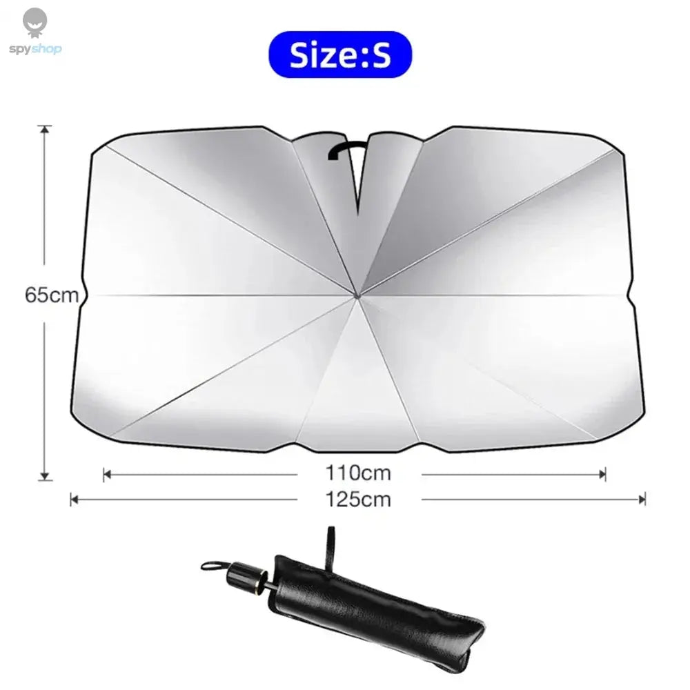 Upgraded Car Windshield Sun Shade Umbrella Foldable Car Sunshade Front Window Cover for UV Ray Block & Sun Heat Protection Spy-shop.com