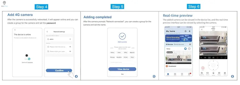 V380 Dual Lens 4G Camera Solar PIR Human Detection Night Vision Waterproof Security Video IP Camara 8MP 4K Battery CCTV Monitor Spy-shop.com
