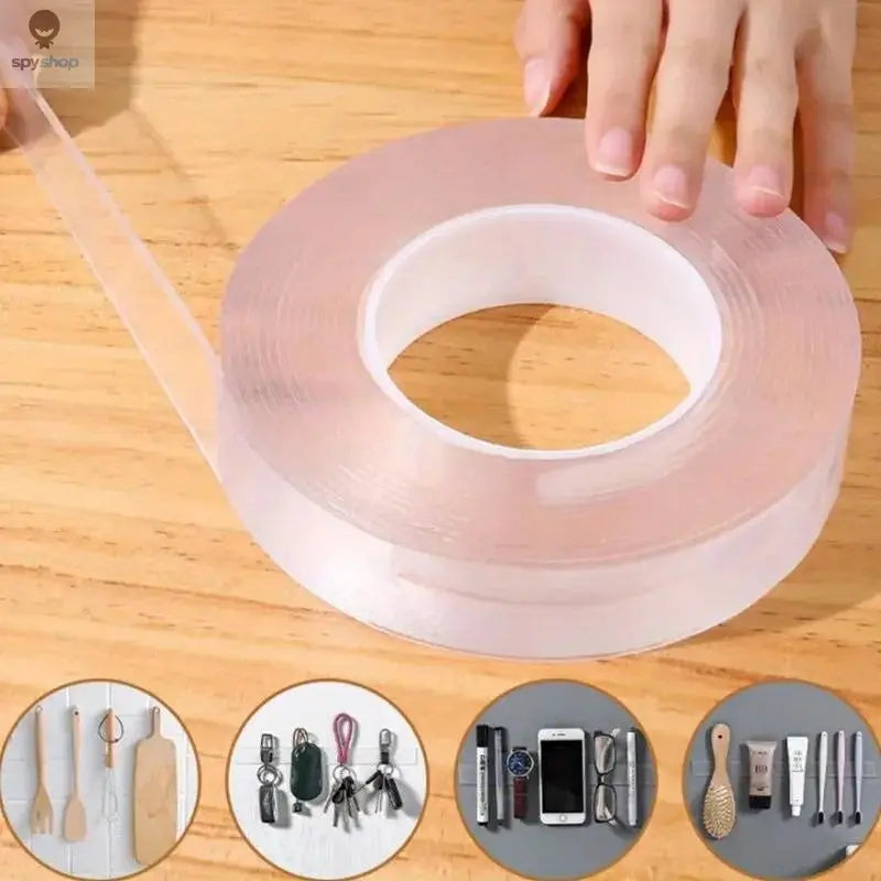 "Versatile Reusable Double-Sided Waterproof Adhesive Tape - Perfect for Kitchen and Bathroom Supplies" Spy-shop.com