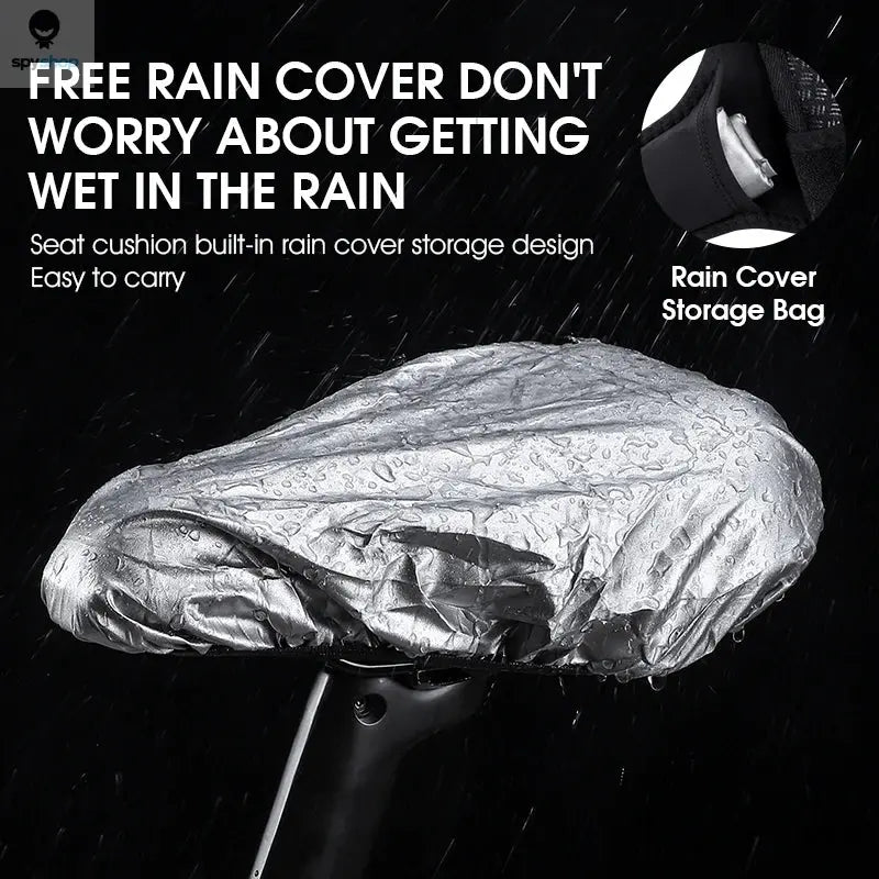 WEST BIKING Bicycle Saddle Cover Silicone Shockproof Bike Cushion Cover Breathable Rebound Bike Seat Cover Cycling Accessories 