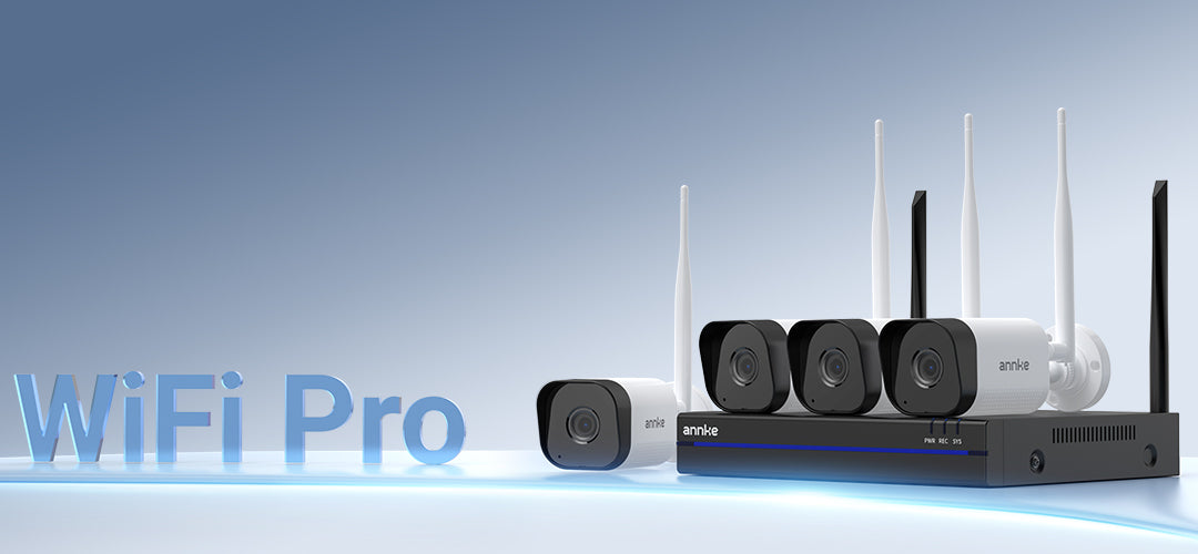 8MP 8 Channel Wireless NVR Security System with 4 Cameras