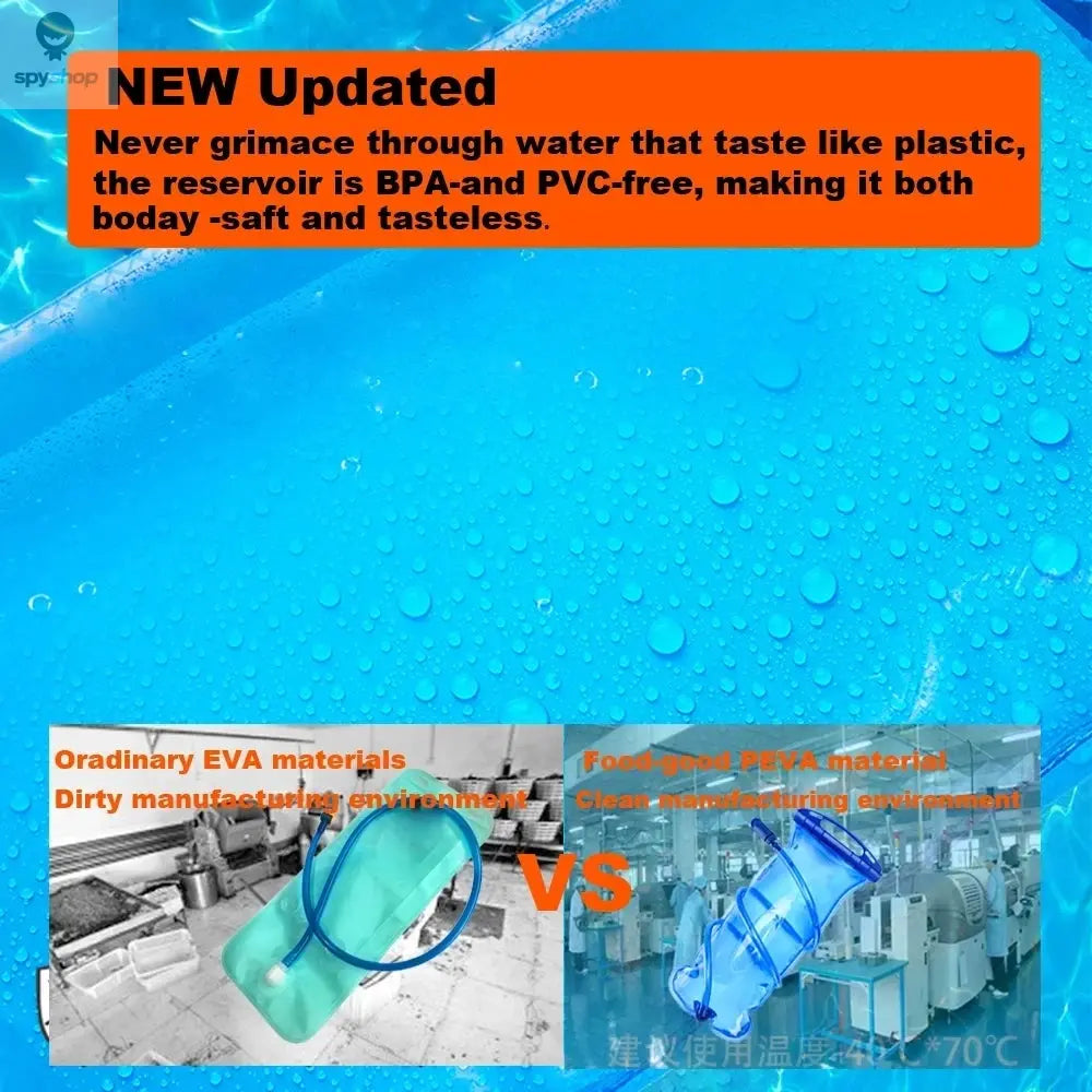 Water Bladder Bag Water Reservoir Hydration Pack 1L 1.5L 2L 3L Storage Bag BPA Free Running Hydration Vest Backpack 