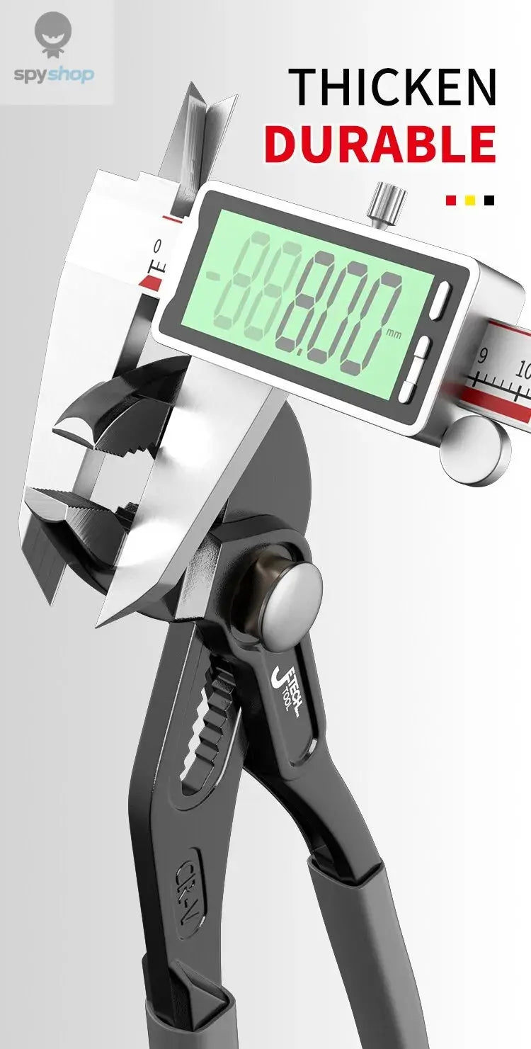 Water Pump Pliers Quick-Release Plumbing Pliers Pipe Wrench Adjustable Water Pipe Clamp Pliers Household Hand Tools Multi-functi 