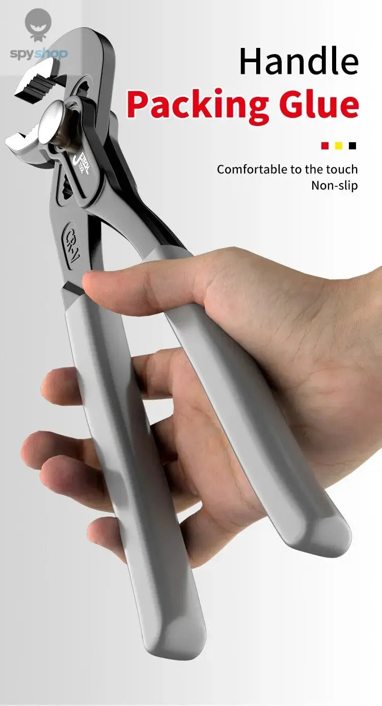 Water Pump Pliers Quick-Release Plumbing Pliers Pipe Wrench Adjustable Water Pipe Clamp Pliers Household Hand Tools Multi-functi 