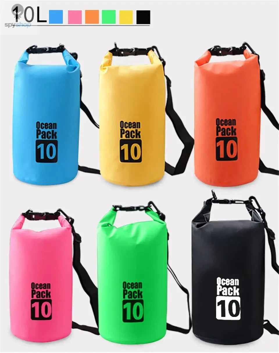 Waterproof PVC Dry Bag for Women Men 2L/5L/10L/15L/20L/30L Outdoor Sport Storage Bag for Kayaking, Boating, Fishing, Swimming 