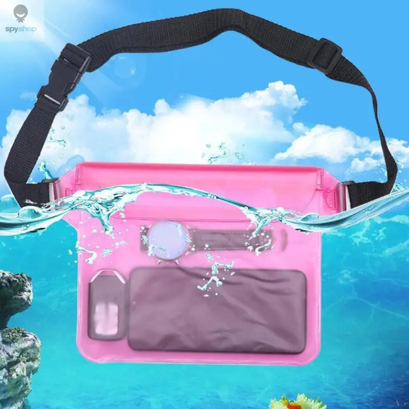 Waterproof Swimming Bag Sealing Drift Diving Waist Pack Skiing Underwater Phone Case Cover Dry Shoulder Bag For Beach Boat Sport 