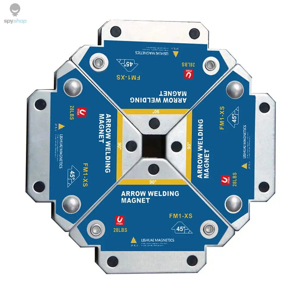 Welding Fixer 4pcs Magnetic Welding Fixer 45/90/135 Degree Multi-angle Magnet Weld Positioner Ferrite Auxiliary Locator Tools 
