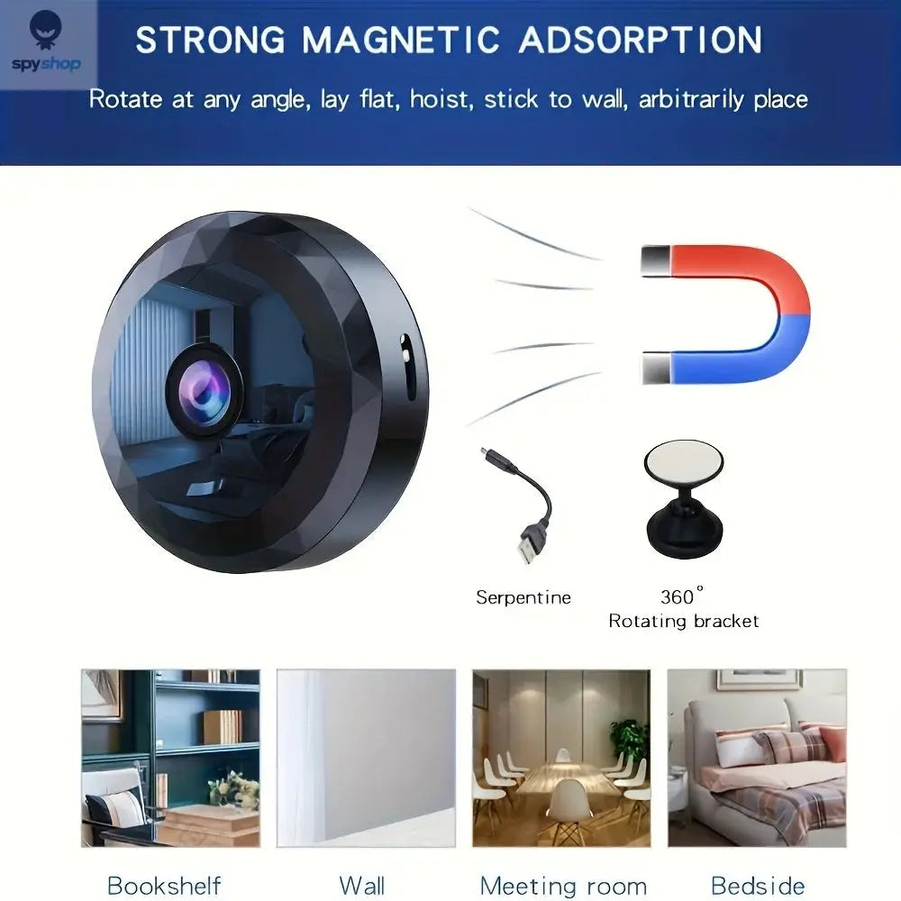 Wireless Mini WiFi Security Camera with Night Vision Motion