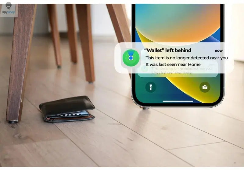 Wireless charger charging tracking card wallet GPS locator smart mini tag iphone for apple device find my airtag replacement Spy-shop.com