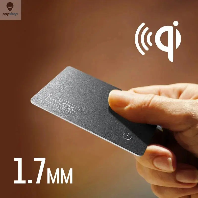Wireless charger charging tracking card wallet GPS locator smart mini tag iphone for apple device find my airtag replacement Spy-shop.com
