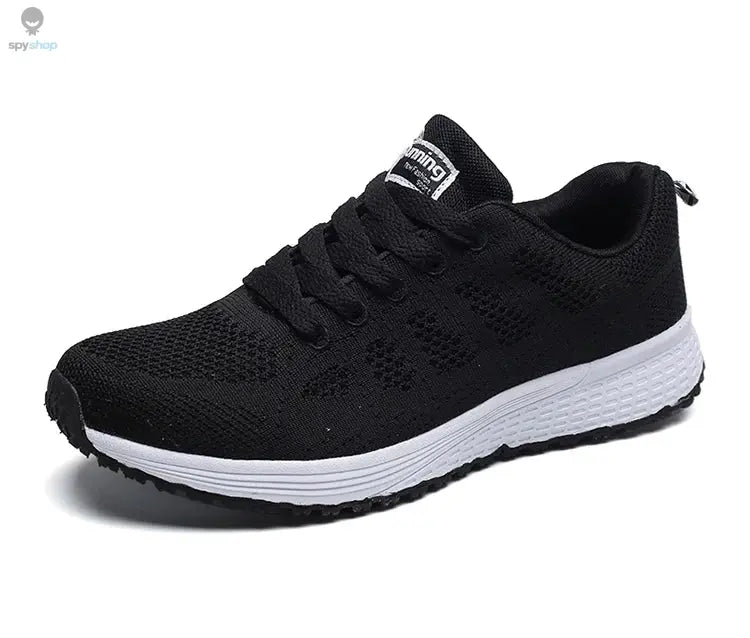 Women's Sneaker 2024 New Fashion Breathable Trainers Comfortable Sneakers Mesh Fabric Lace Up Women's Tennis Shoes For Women 
