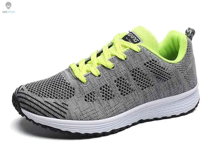 Women's Sneaker 2024 New Fashion Breathable Trainers Comfortable Sneakers Mesh Fabric Lace Up Women's Tennis Shoes For Women 
