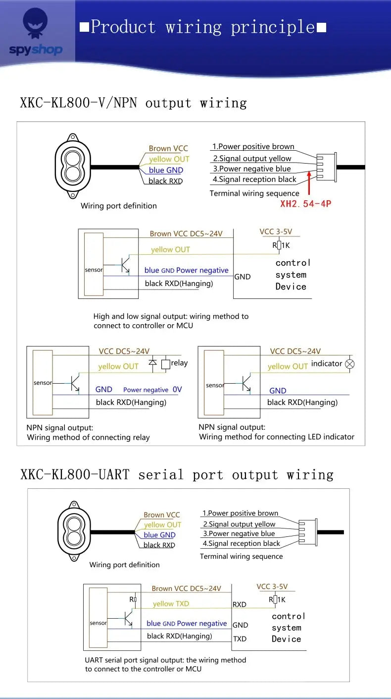 XKC-KL800 2024New 8m Laser Distance Sensor,DC5-24v Laser Optical Proximity Switch,Infrared Motion Sensor 
