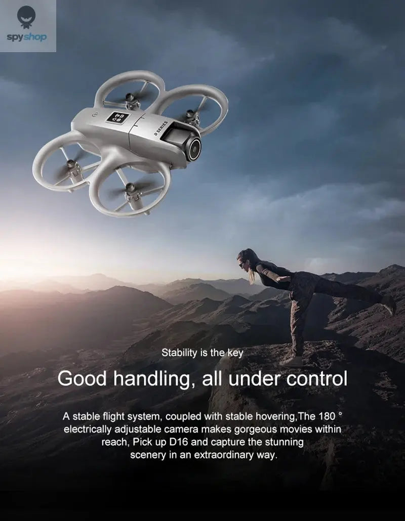 Xiaomi D16 Mini Drone Dual Camera 8K HDAerial Aircraft Obstacle Avoidance UAV Fixed Remote Control Airplane Gift Toys 20000M Spy-shop.com