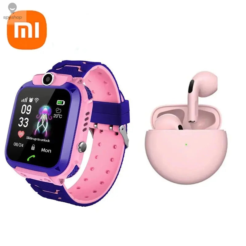 Xiaomi Kids Smart Watch SOS Antil-lost GPS Location Camera Sim Card Call IP67 Waterproof Smart Watch For Ios Android Kids Gift Spy-shop.com