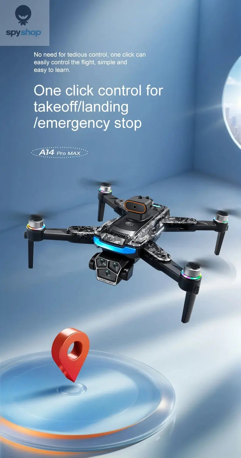 Xiaomi Mijia A14Pro max GPS Brushless 8K three Camera Optical Flow Obstacle Avoidance Foldable Quadcopter RC Distance Drone Toys 