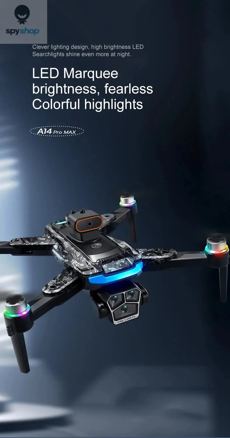 Xiaomi Mijia A14Pro max GPS Brushless 8K three Camera Optical Flow Obstacle Avoidance Foldable Quadcopter RC Distance Drone Toys 