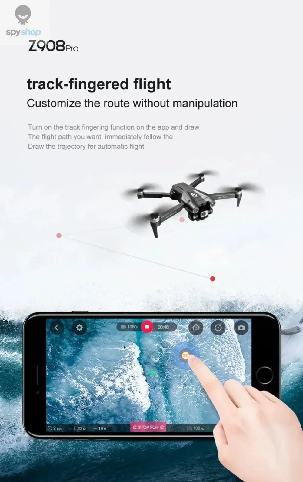 Xiaomi Mijia Z908 Pro /MAX 8K Drone ESC Professional 4K Dron Optical Flow Localization 3sided Obstacle Avoidance Quadcopter Toys Spy-shop.com