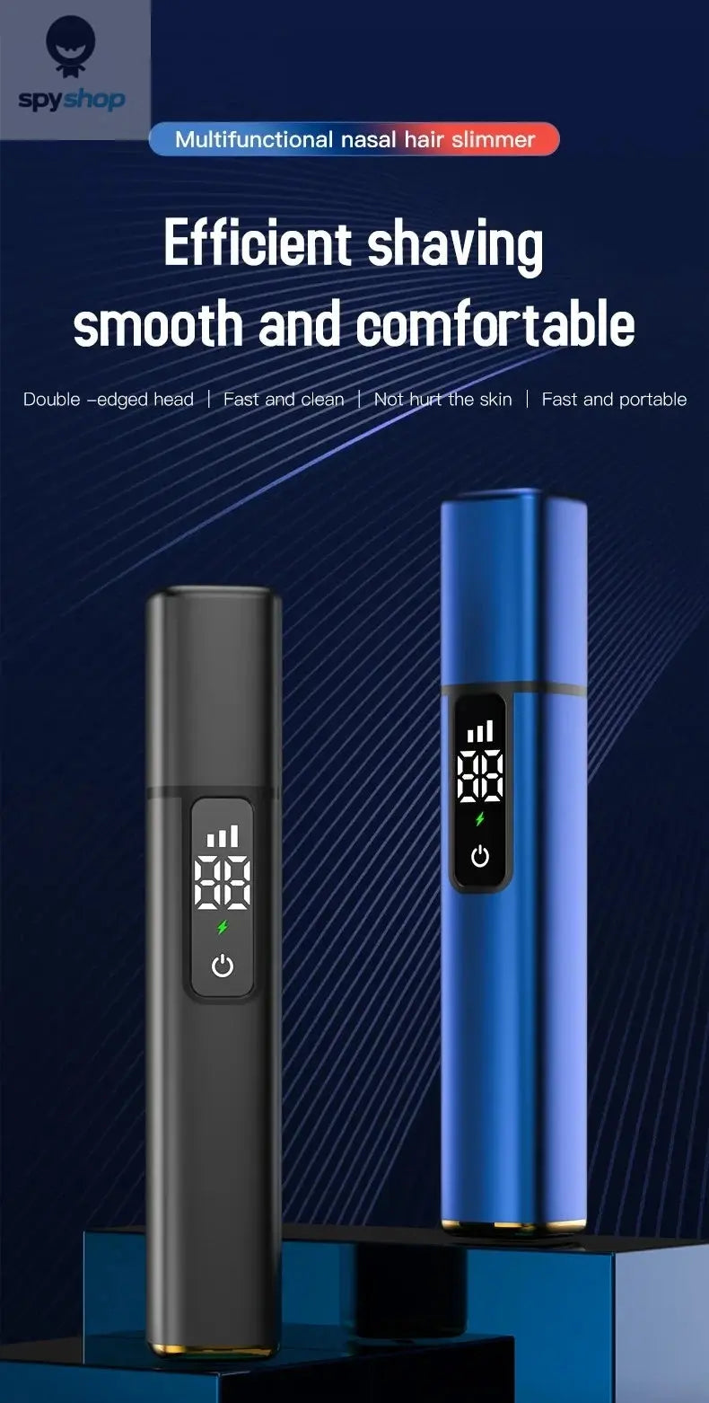 Xiaomi New Rechargeable Touch Screen Electric Ear Nose Hair Trimmer Type-C Fast Charging Portable Clipper Trimmer For Nose Spy-shop.com