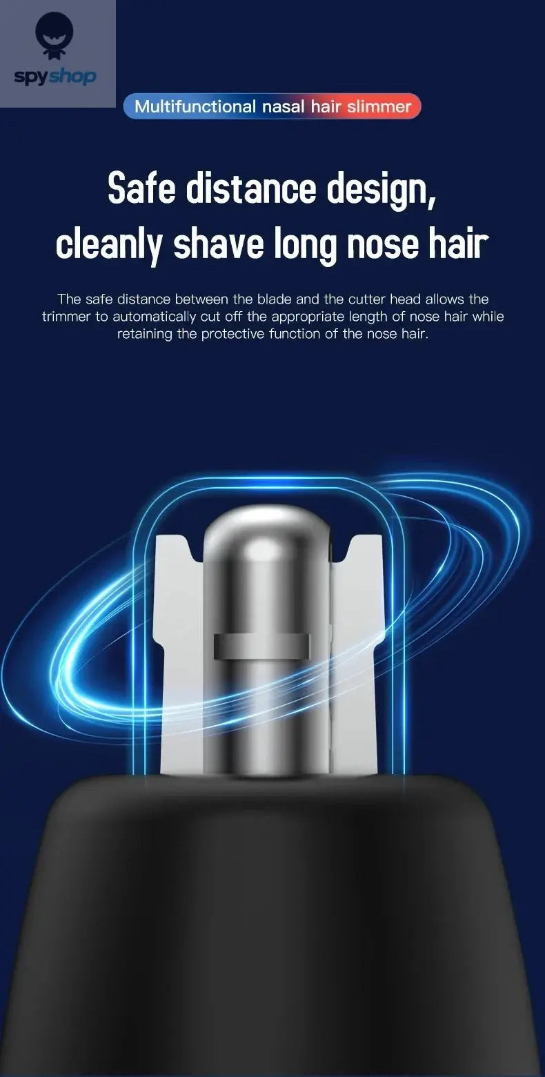 Xiaomi New Rechargeable Touch Screen Electric Ear Nose Hair Trimmer Type-C Fast Charging Portable Clipper Trimmer For Nose Spy-shop.com