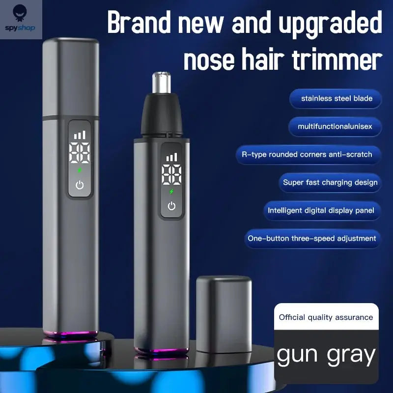 Xiaomi New Rechargeable Touch Screen Electric Ear Nose Hair Trimmer Type-C Fast Charging Portable Clipper Trimmer For Nose Spy-shop.com