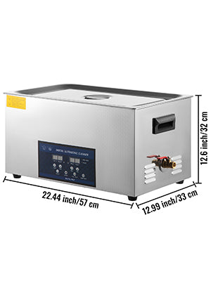 Ultrasonic Cleaner 10L / 30L Dual Frequency 28/40kHz with Heating