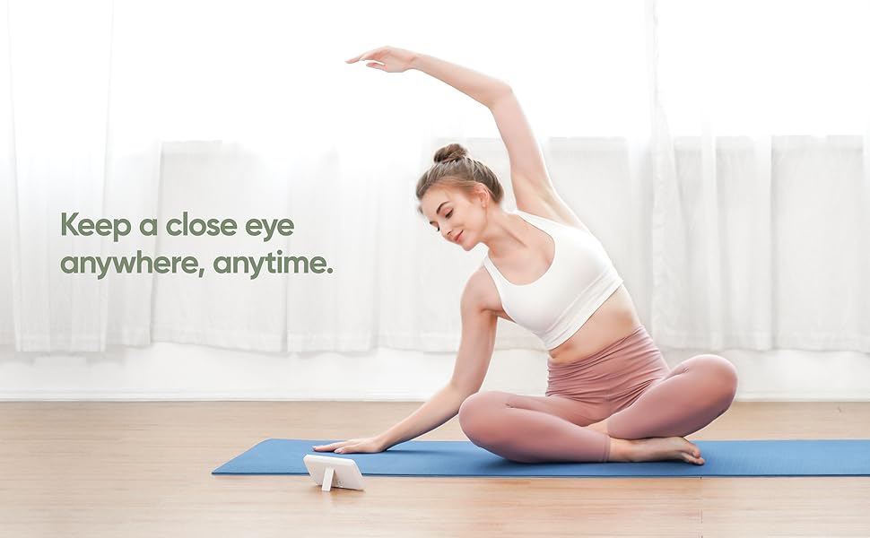 5-palcový HD video detský monitor so 4-násobným zoomom