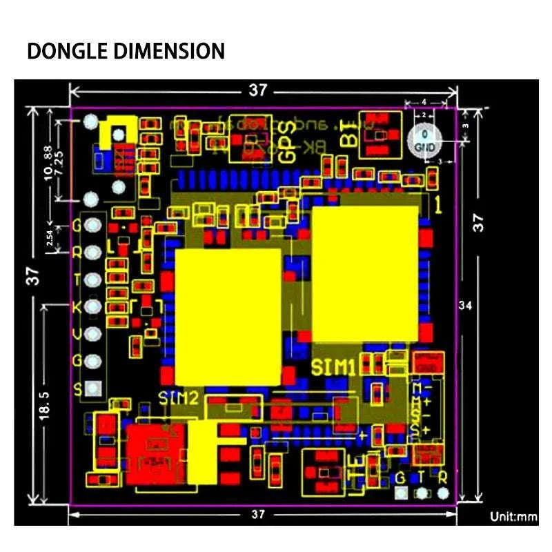 A7670E LTE Cat 1 Multi-Band 4G GSM GPRS Module-LTE version
