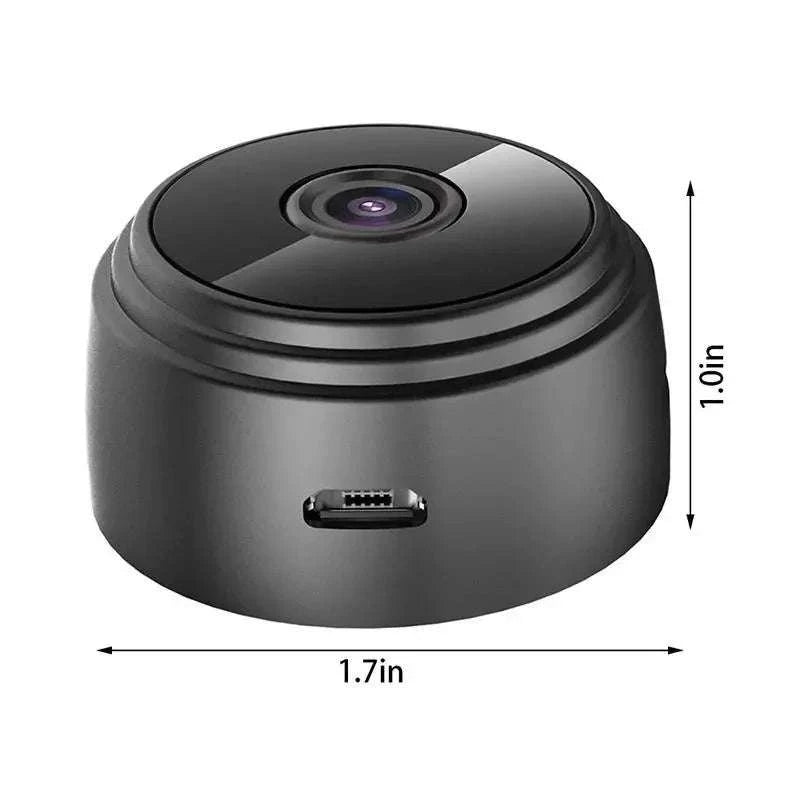 A9 Mini WiFi Security Camera with Phone Remote Monitoring-1PCS-black