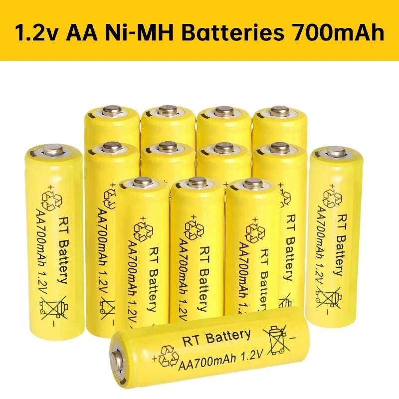AA 1.2V 700mAh Ni-MH Rechargeable Batteries-10Pcs / 1.2V / United States