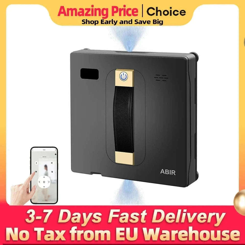 ABIR WD8 Robot Window Cleaner with Dual Spray-spain / Yes