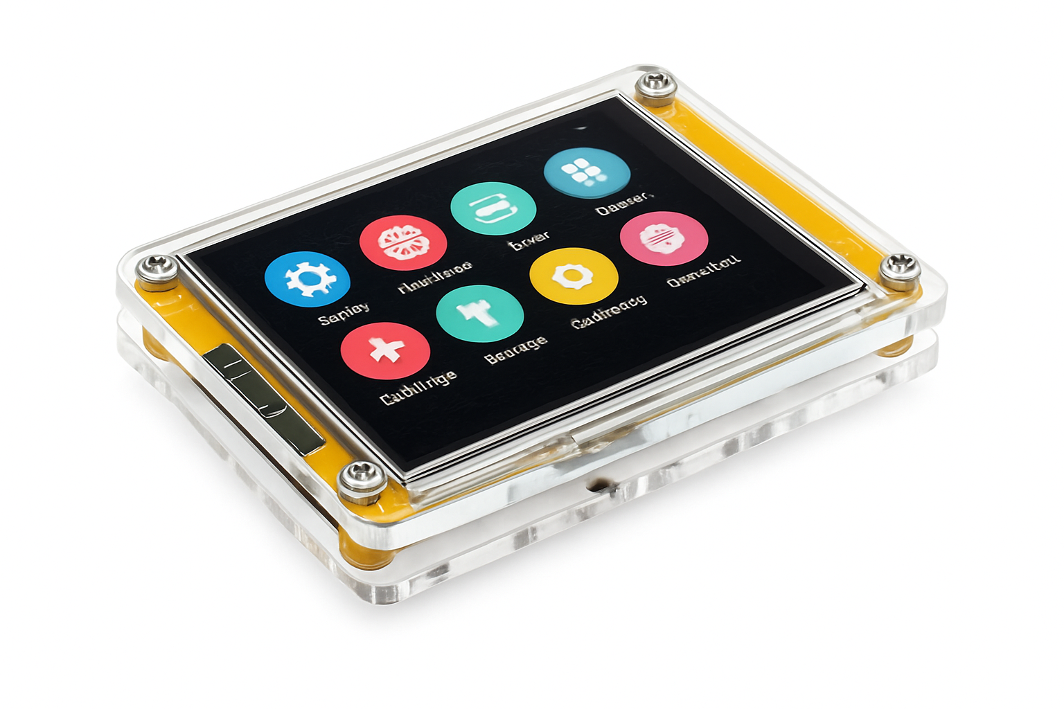Custodia in acrilico per display ESP32 da 2,8 pollici con accesso touch
