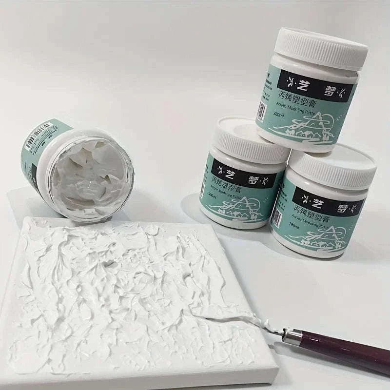 Acrylic Modeling Paste for Sculpting and Texture Painting-1 pc