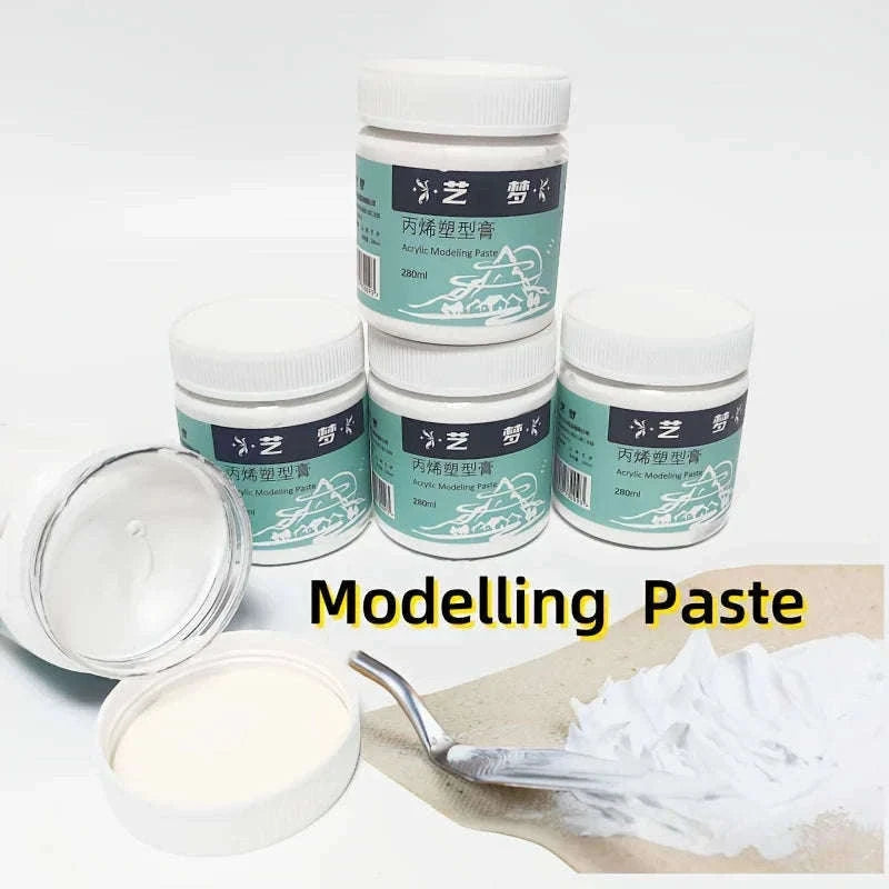 Acrylic Modeling Paste for Sculpting and Texture Painting-1 pc