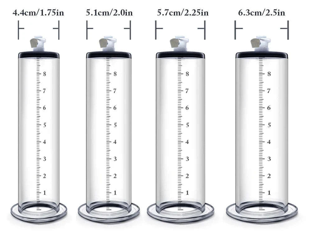 Acrylic Penis Pump Manual Vacuum Penis Enlarger-A5(4.4-30.5cm) kit