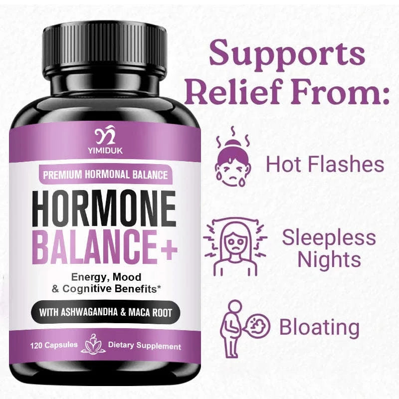 Adaptogen Herb Complex Hormone Balance Supplement with Vitamin B6-120pcs