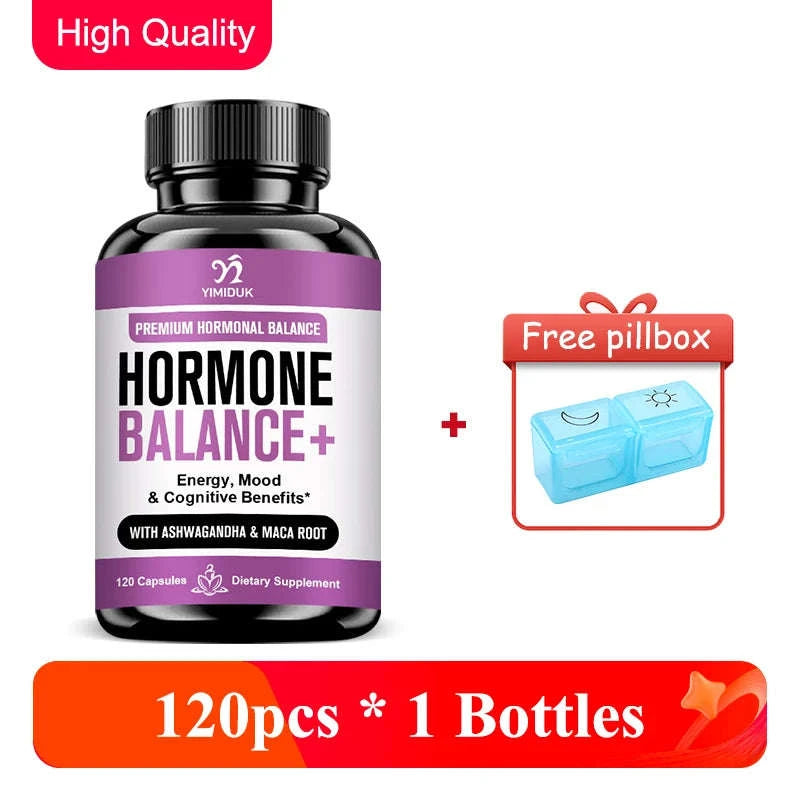 Adaptogen Herb Complex Hormone Balance Supplement with Vitamin B6-120pcs