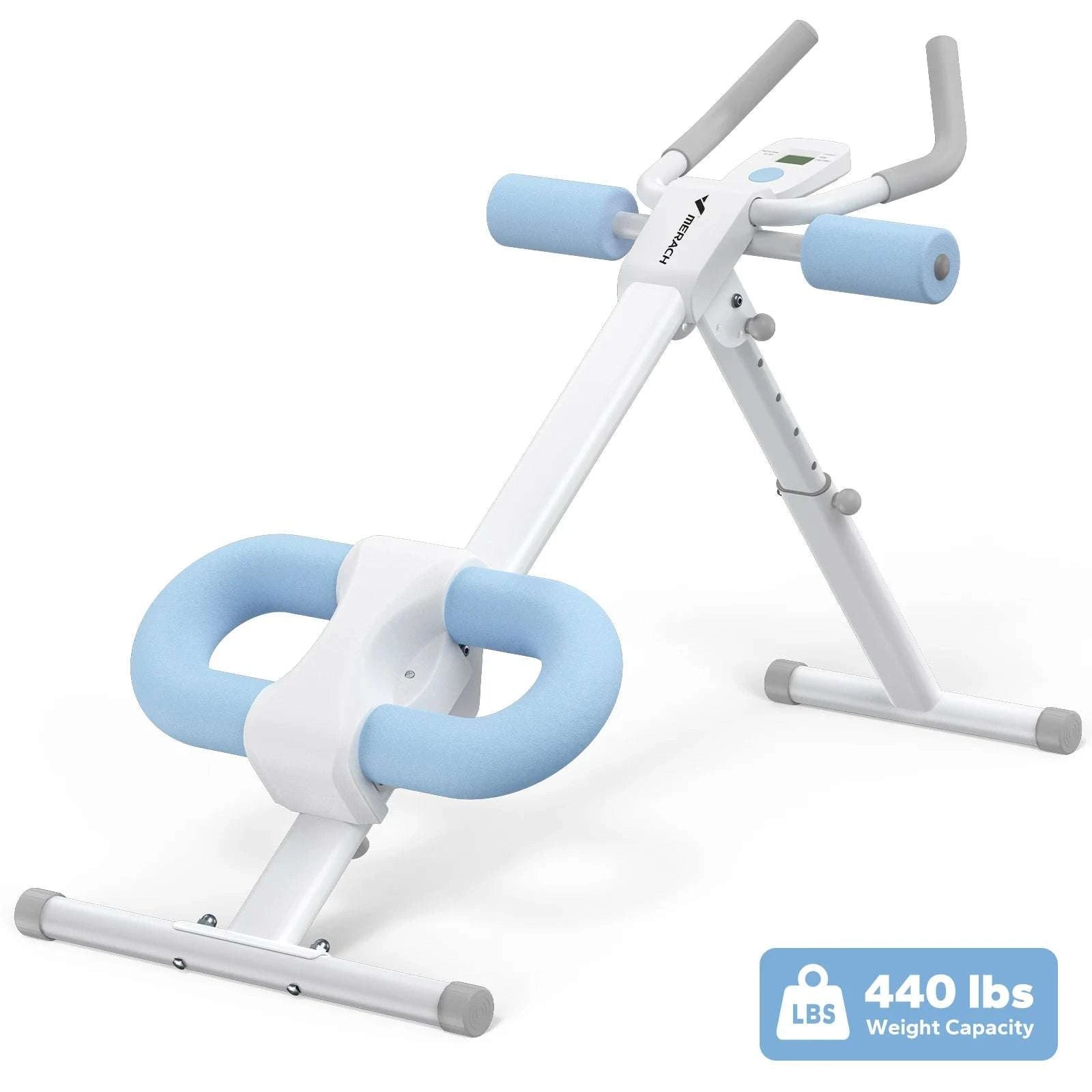 Adjustable Ab Trainer Machine Foldable Core Workout with LCD Monitor-2314B / United States