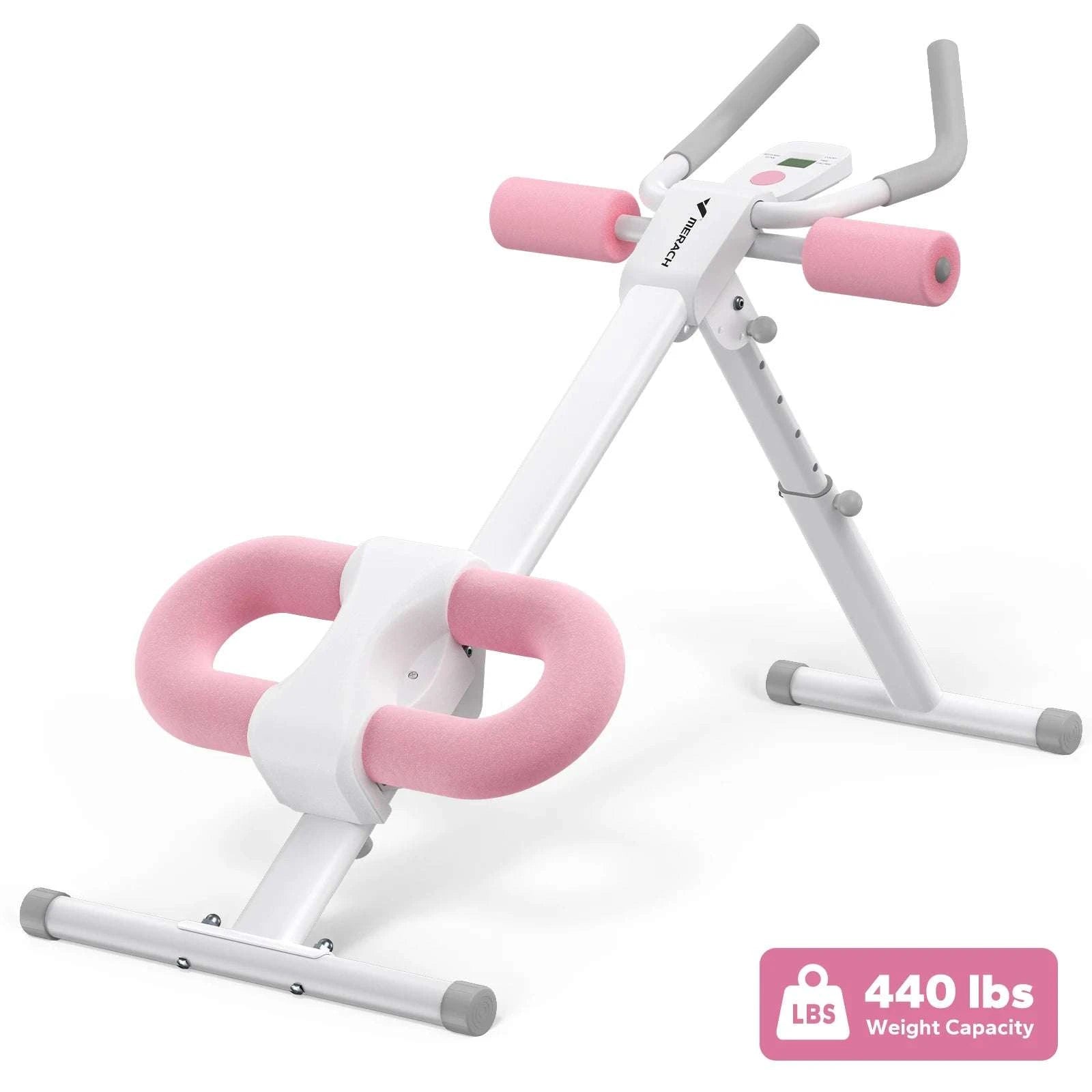 Adjustable Ab Trainer Machine Foldable Core Workout with LCD Monitor-2314B / United States