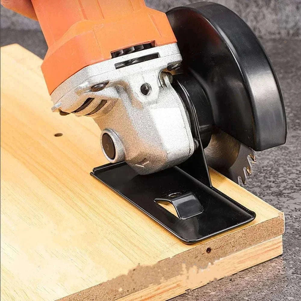 Adjustable Angle Grinder Base for Steadier, Cleaner Cuts-Black