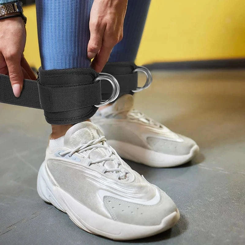 Adjustable Ankle Cuffs for Cable Machine Glute & Thigh Workouts-United States