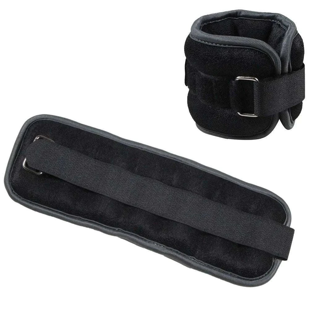 Adjustable Ankle & Wrist Weights for Strength Training-Black-0.5kg-1Pair / China Mainland