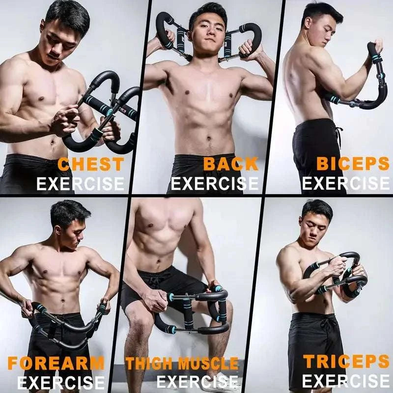Adjustable Arm & Chest Exerciser with Spring Resistance Trainer-United States