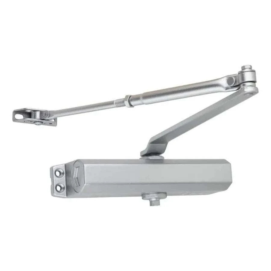 Adjustable Automatic Door Closer Size 4 Hydraulic Slam Preventer-United States / Silver