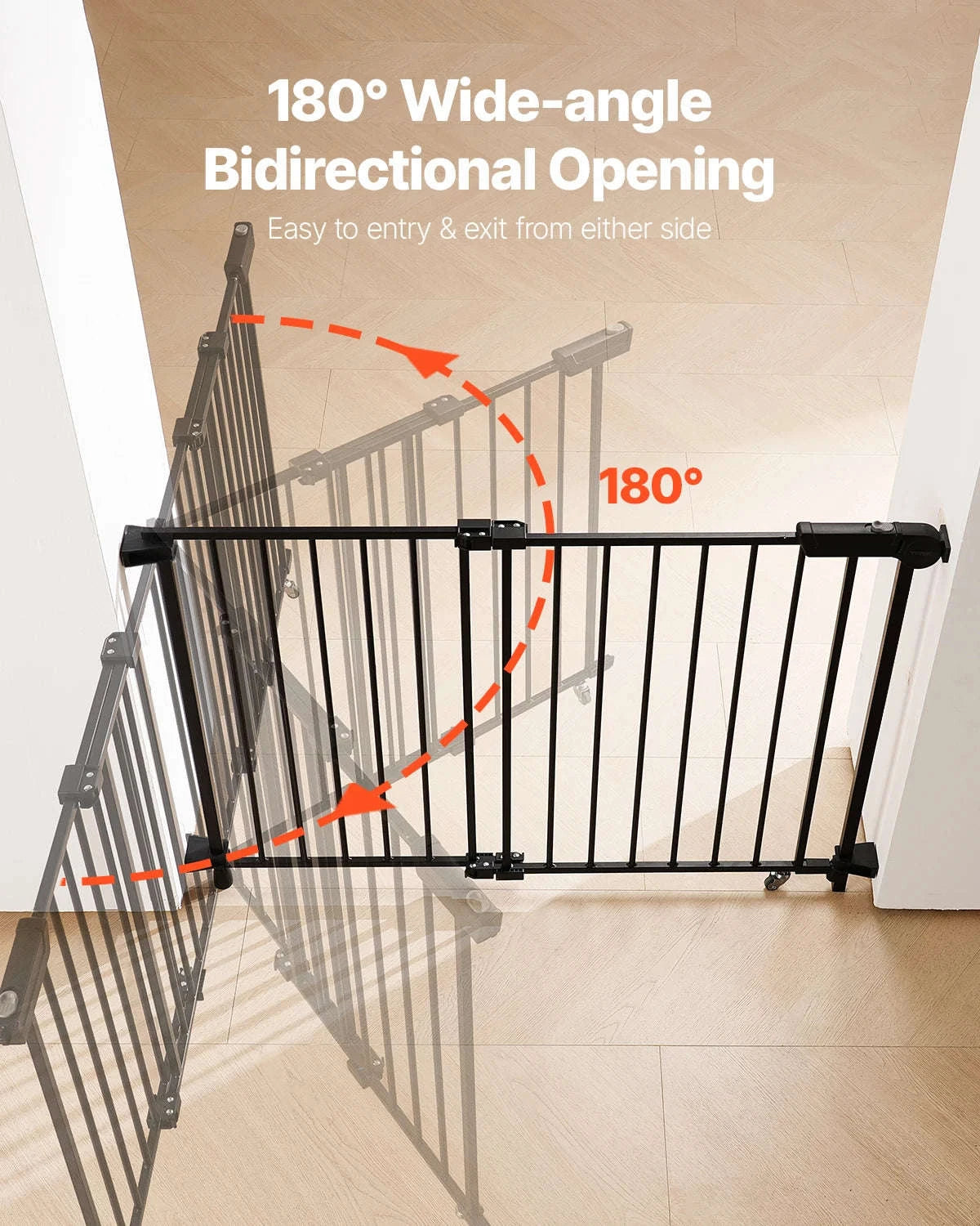 Adjustable Baby Gate for Child and Pet Safety-WHITE / france