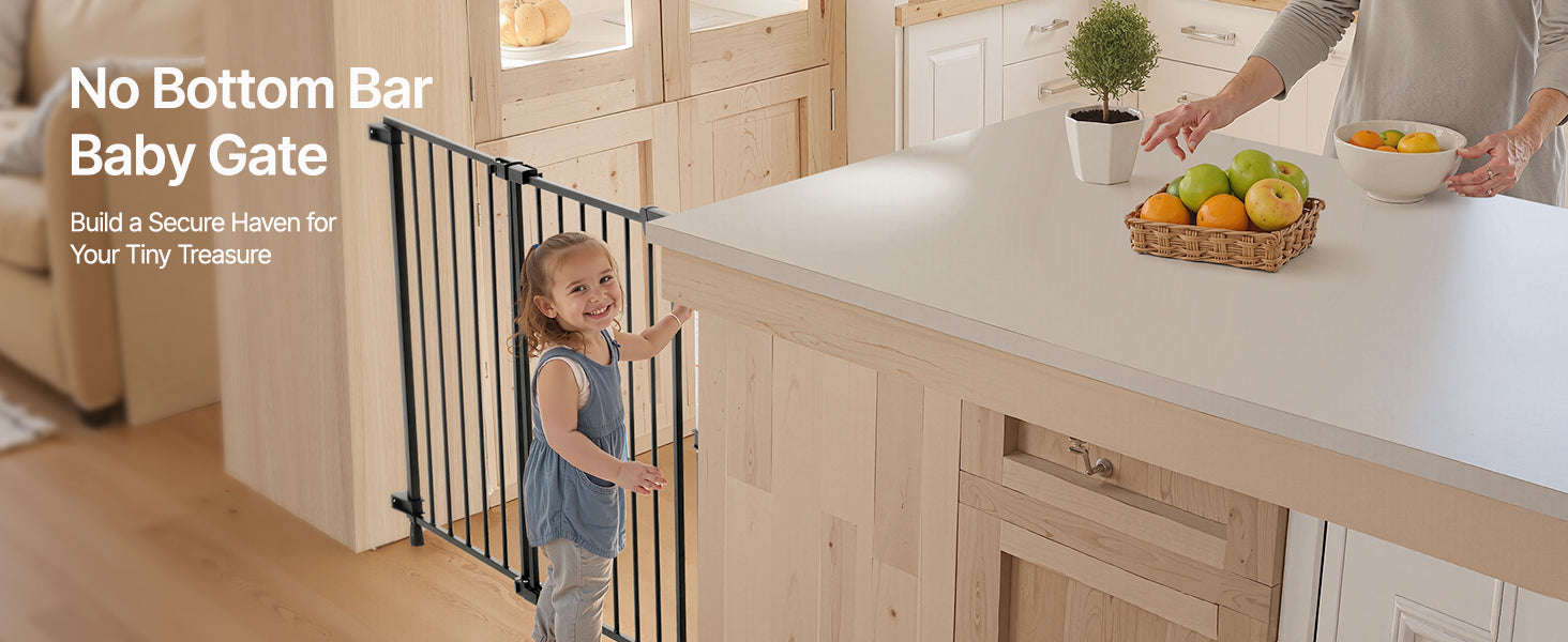 Adjustable Baby Gate for Child and Pet Safety-WHITE / france